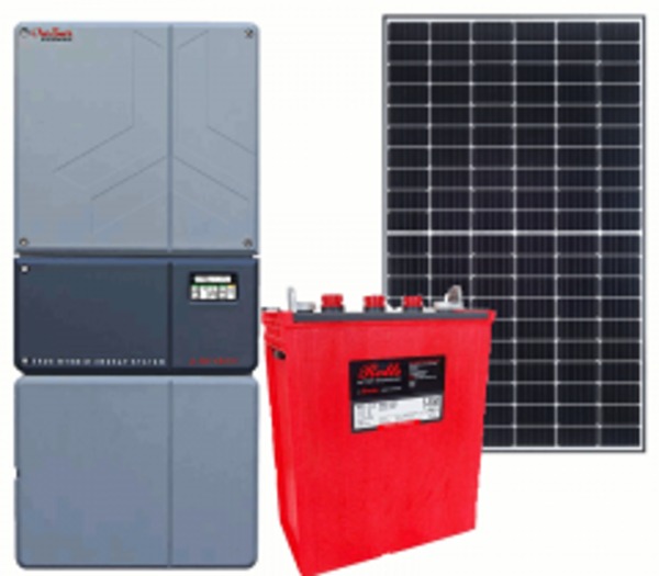 Off-Grid & Grid-Tie 5850 Watt Solar Kit With Batteries – You’ll Have Power When The Grid is Down